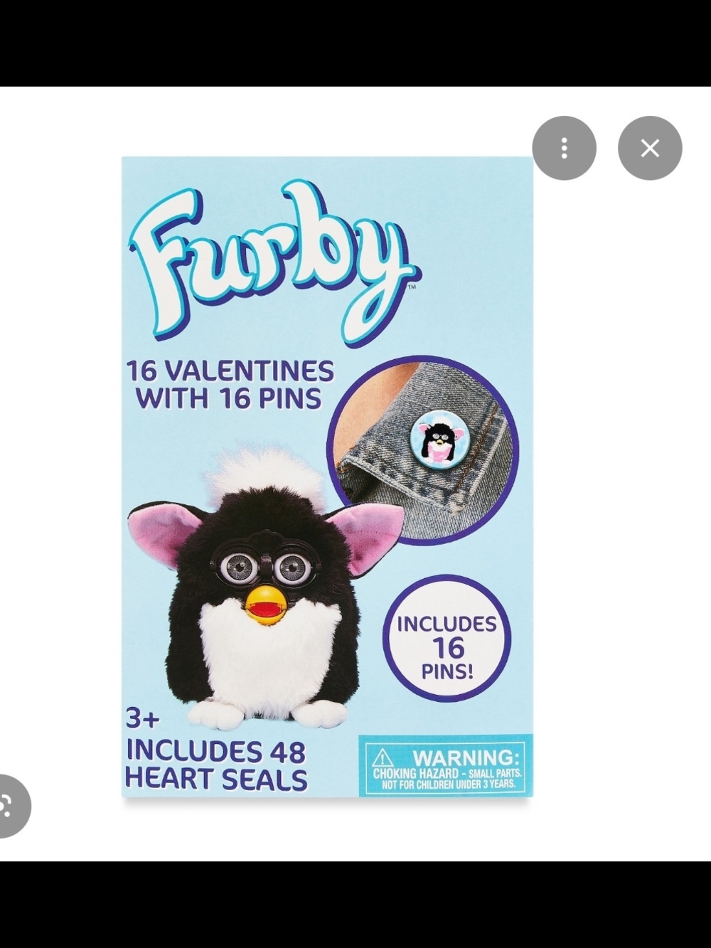 RARE Furby Valentine's Day Cards With Pens BRAND NEW